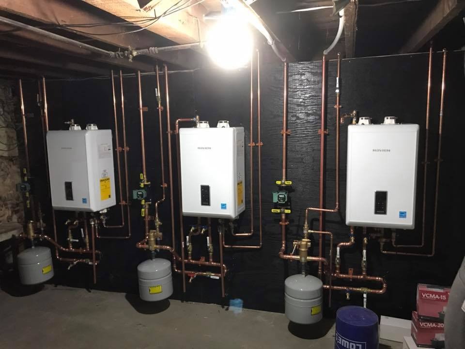 RPM boiler and tankless water heater install